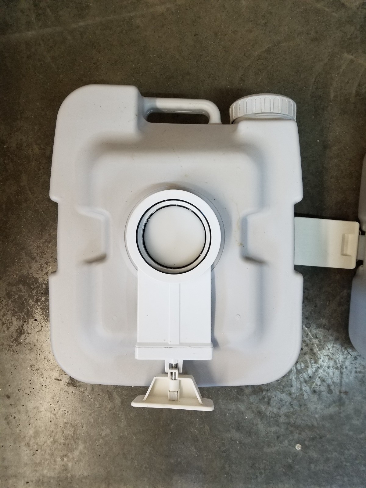 NOS 5.3 Gallon Portable Toilet Marine RV Camping Sanitation Waste Tank