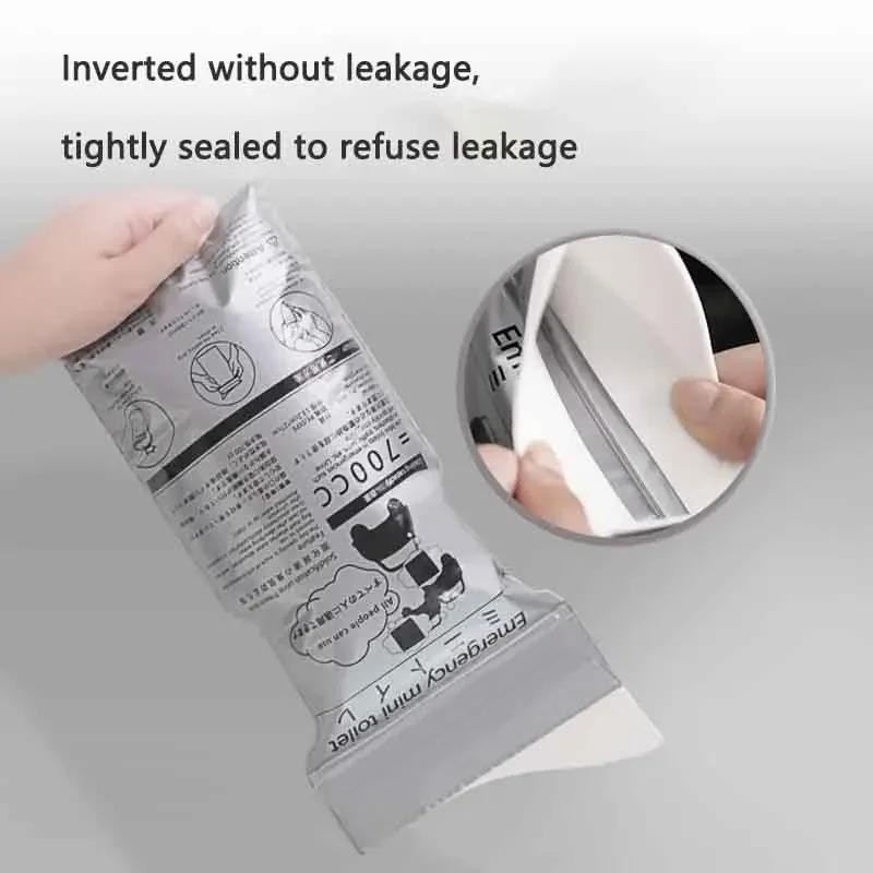 Car Emergency Disposable Urine Bag, Portable Unisex Toilet for Travel & Traffic