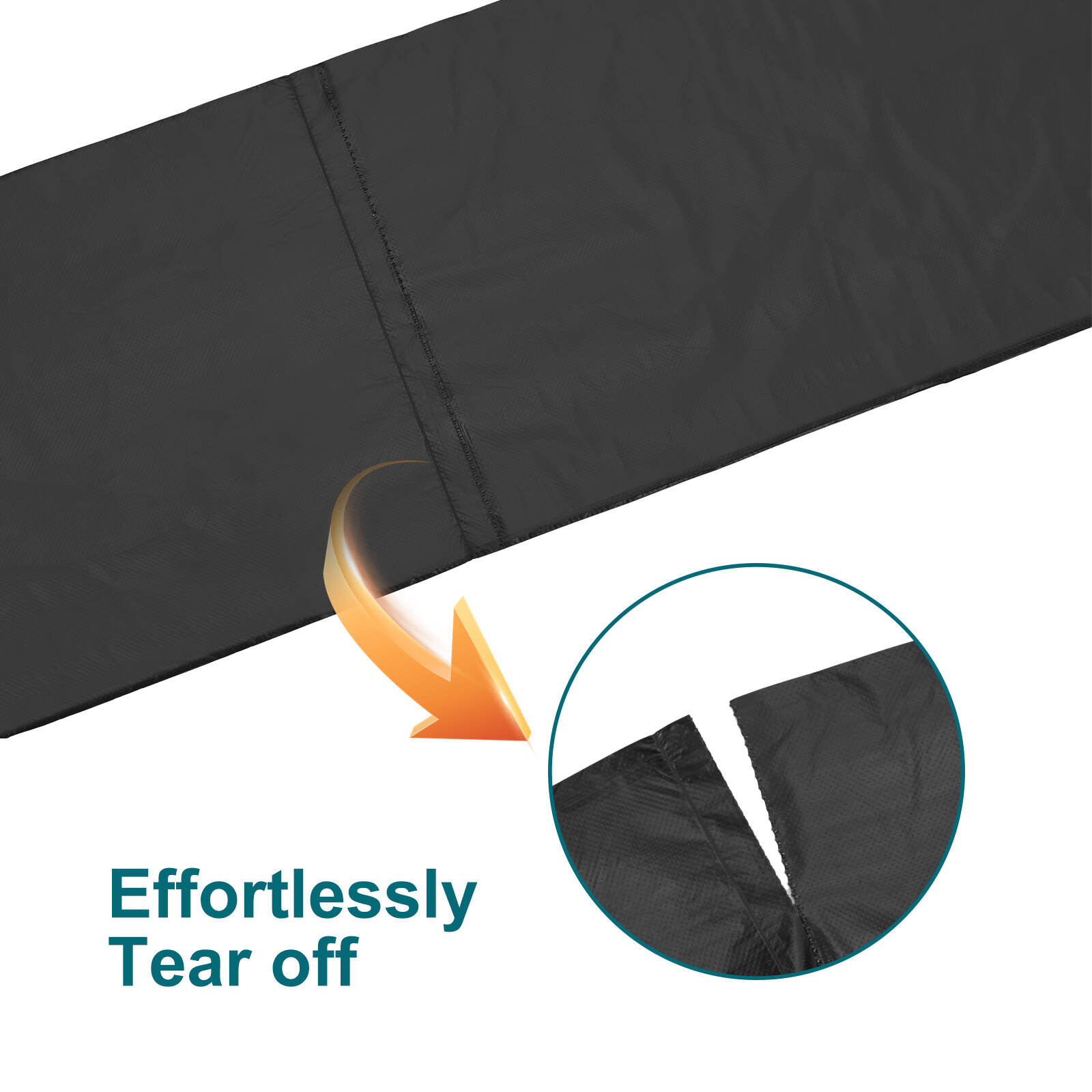 80 Counts Compostable Portable Toilet Bags 26*26Iin 12 Gal for Outdoor Camping
