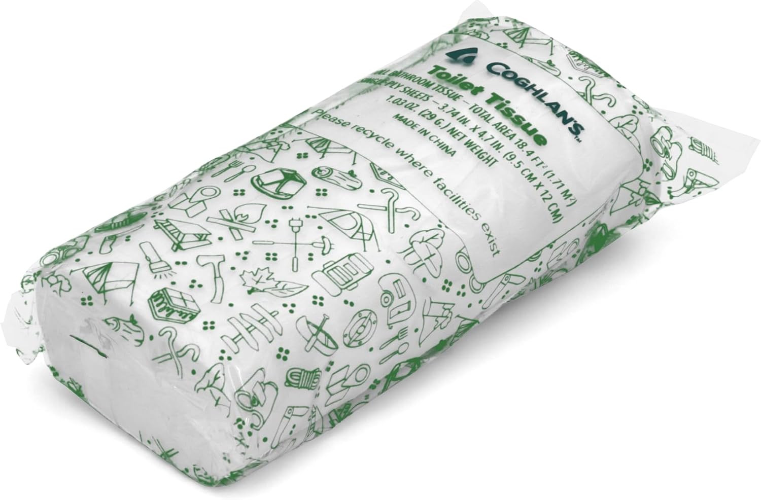 Coreless Portable Toilet Tissue