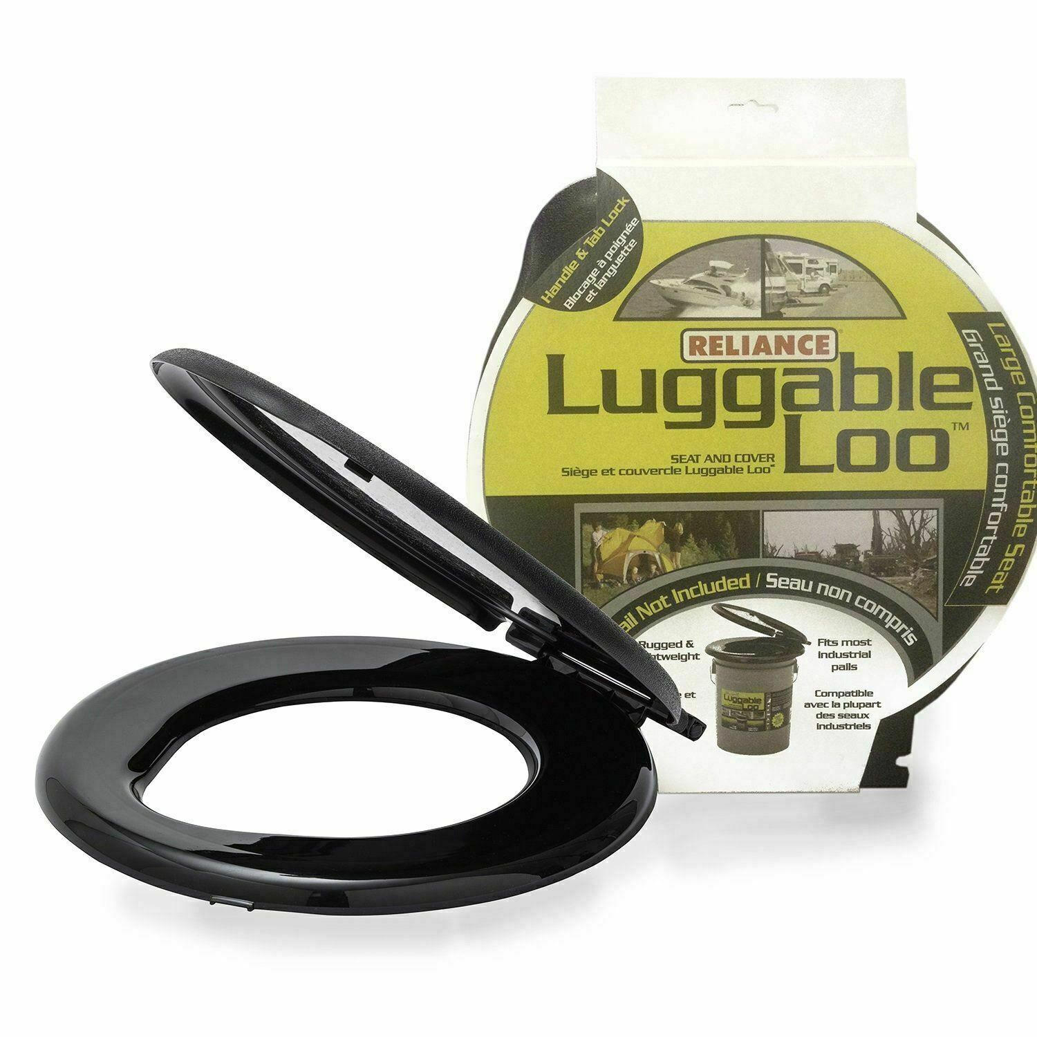 Reliance Luggable Loo Seat And Cover | Portable Toilet Camping Outdoors Poop