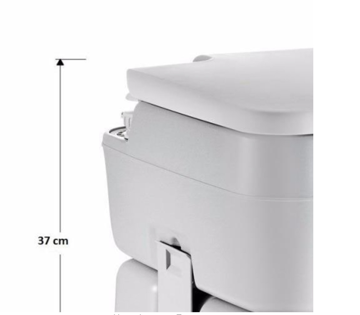SereneLife 5.3 Gallon Portable Outdoor and Travel Toilet, 3-Way Flush Nozzle