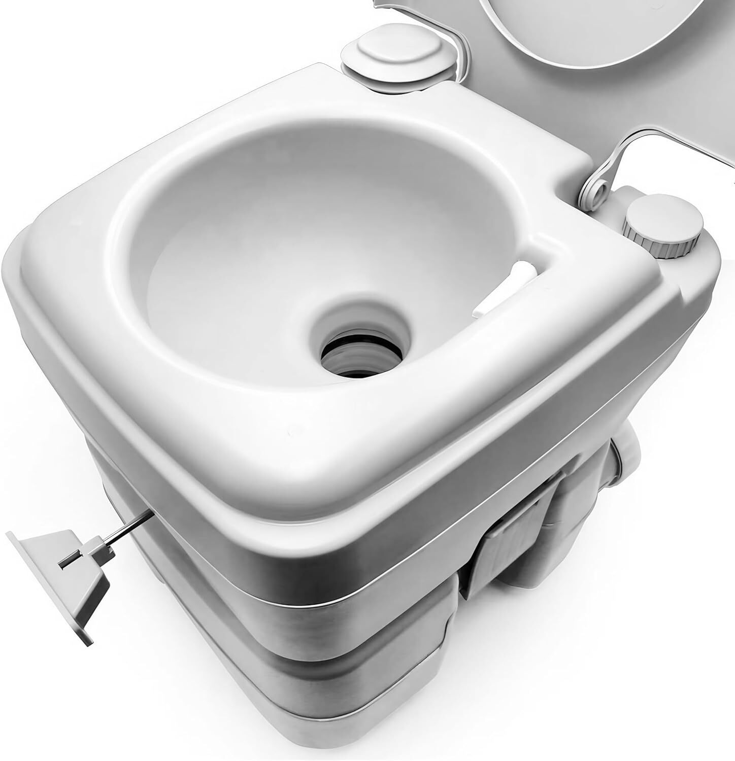 5 Gallon 20L Portable Toilet Flush Travel Camping Commode Potty Outdoor/Indoor