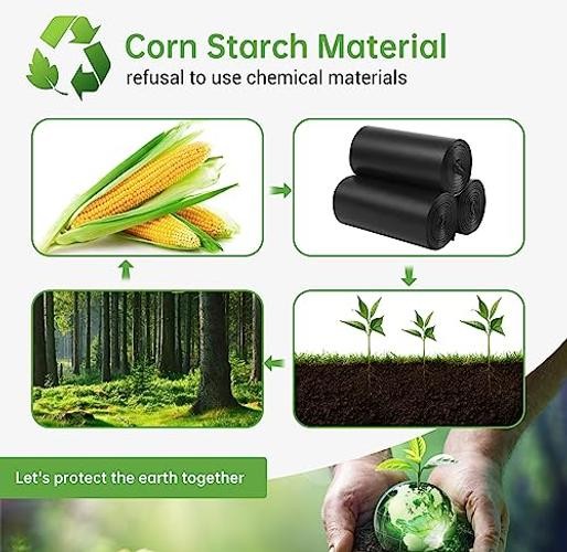 50 portable toilet bags for camping, 8 Gallon 1.3 Mil Thickened 50 pack
