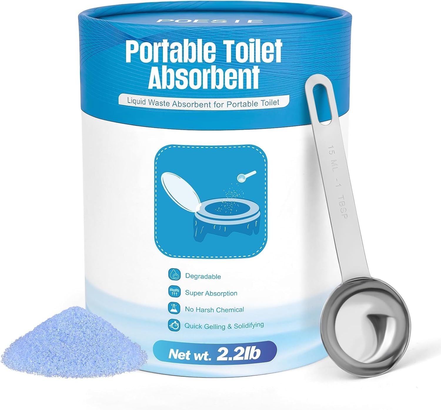 Camping Toilet Gel Powder 2.2 lb – Hassle-Free Solution for Outdoor Hygiene