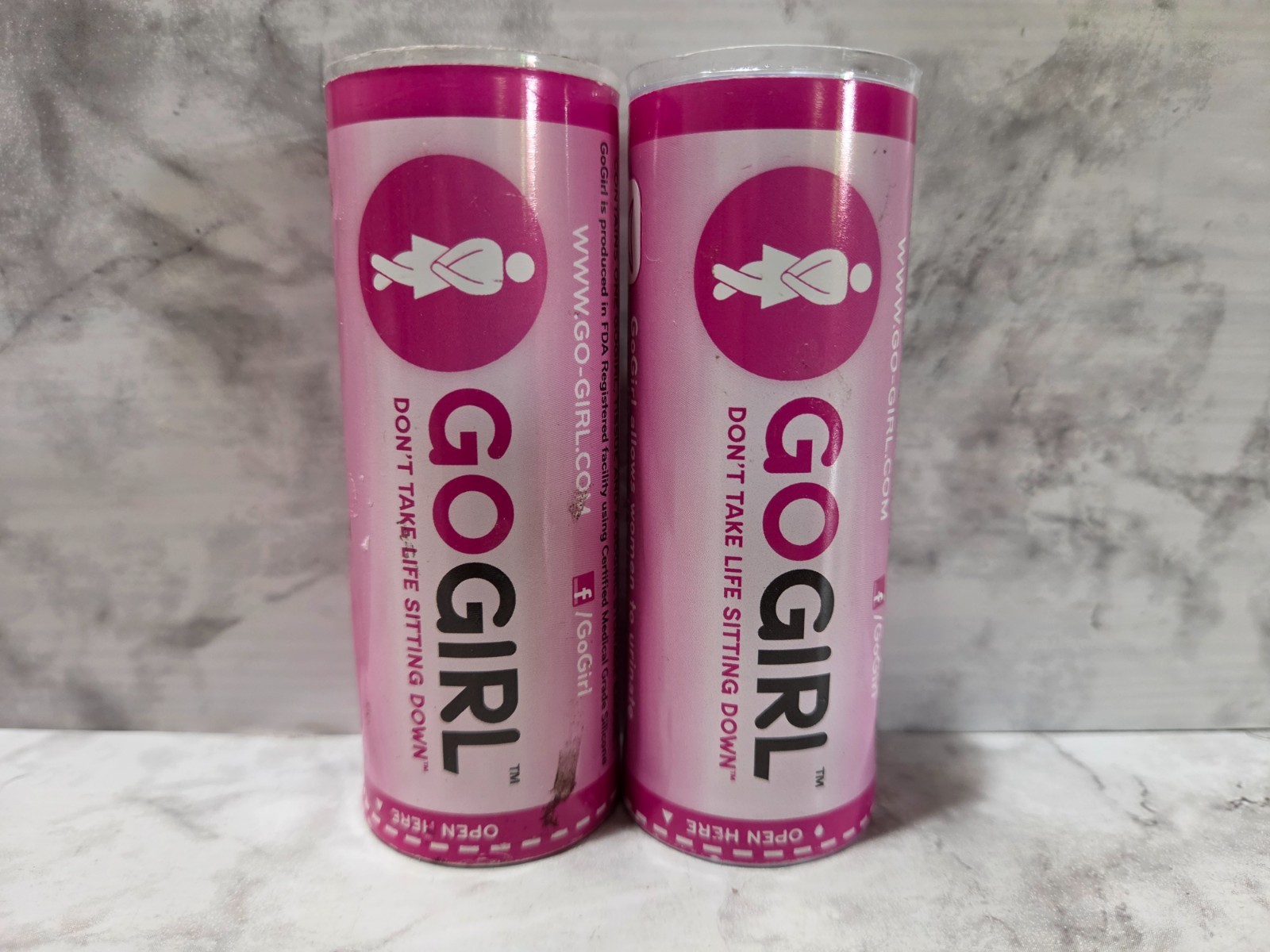 Lot of 2 GoGirl Female Urination Device Urinal