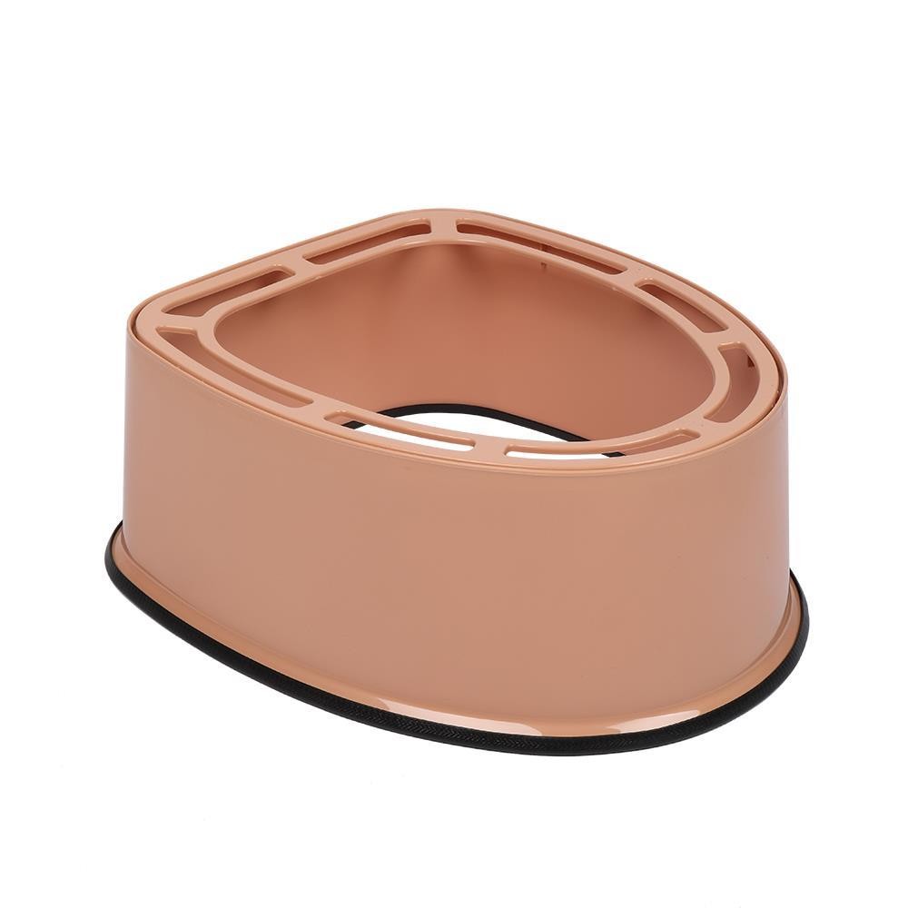 Portable Toilet Seat PP For Camping Travel Hiking Outdoor Indoor Hiking Brown