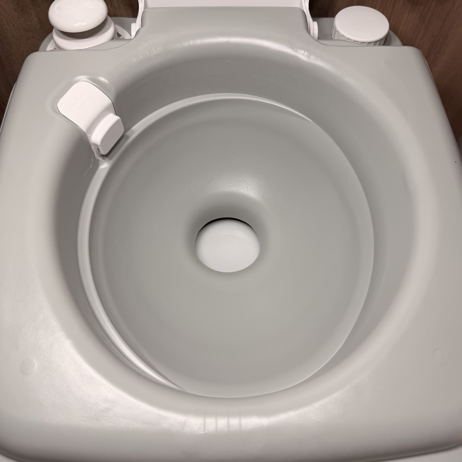 SereneLife SLCATL320 Portable Camping Toilet – Open Box, New