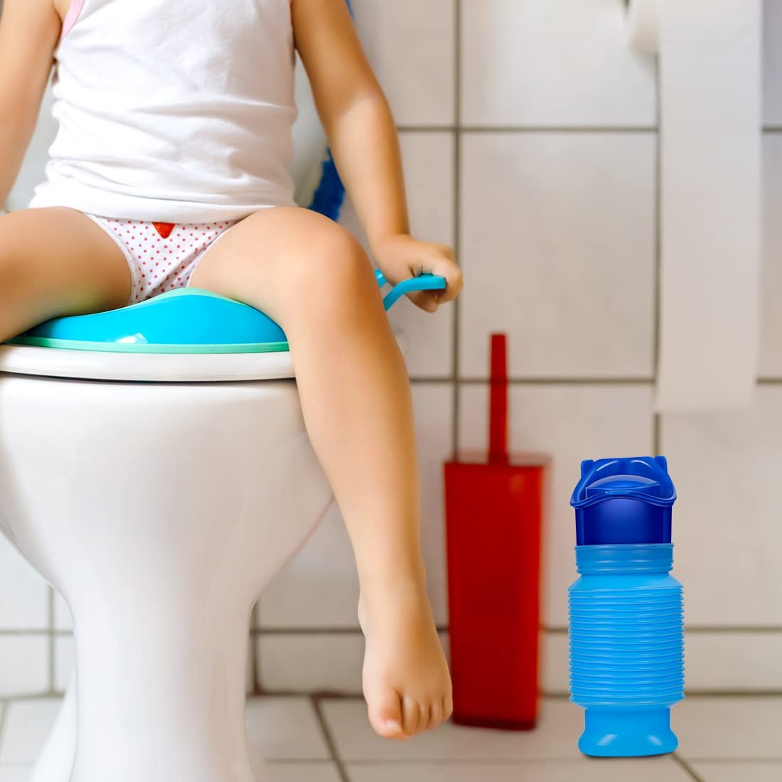Urine Bottle Mini Urinal 750ML Shrinkable Urinal Mobile Toilet for Campin…