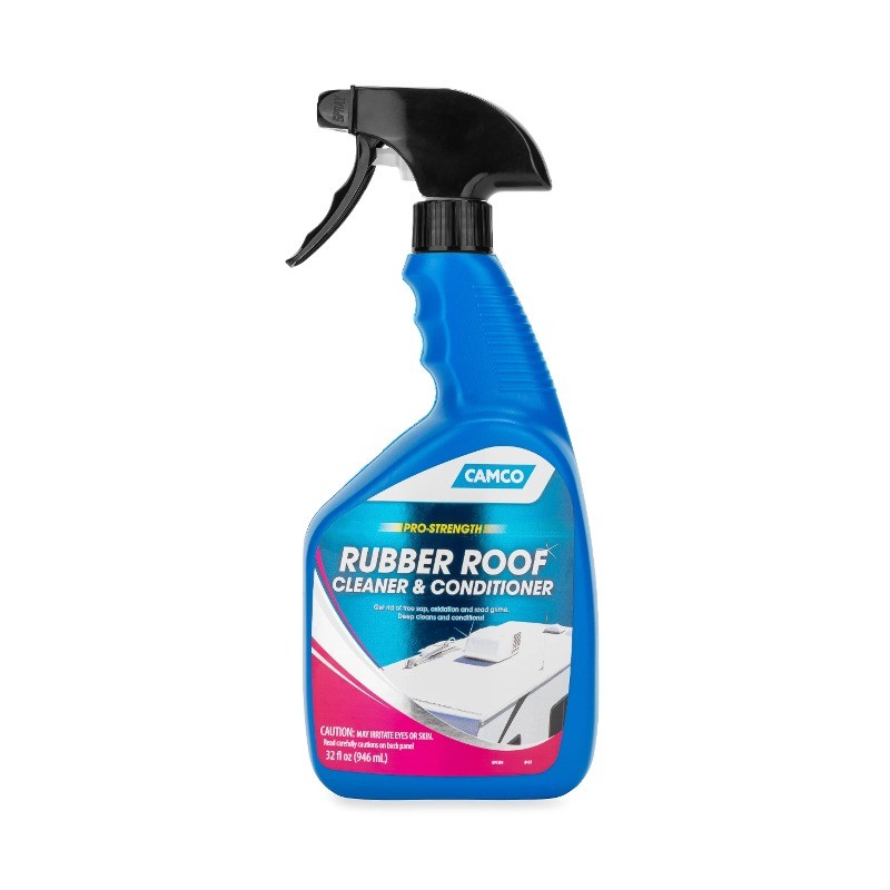 (2 pack) Camco RV Rubber Roof Cleaner – Pro-Strength – 32-ounces, Multicolor