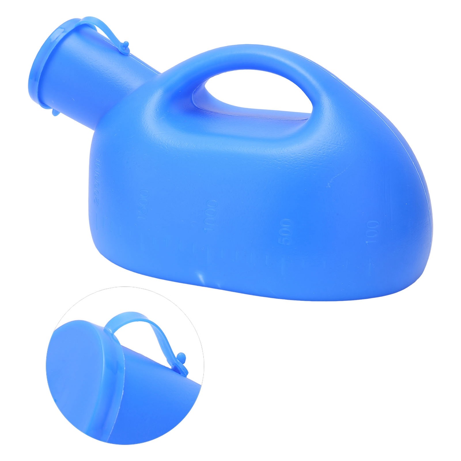 Urinal 2000ML Large Capacity Handle Design Abrasion Proof Plastic Male Urinal