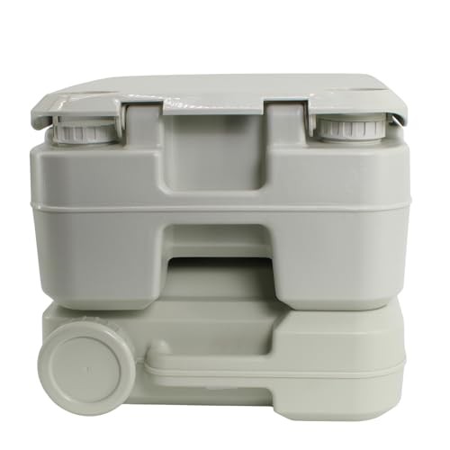 Premium Camping Portable Toilet – 5.8 Gallon Waste 3.43 Gall Fresh 2.6 Gallon