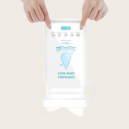 /24 PCS Pee Bags for Travel for Women/Men, one-hand hold，700ML Emergency 12
