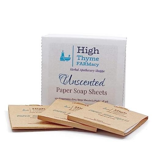 Travel Soap Sheets (150 Count, 3 Pack) – Portable Paper 50 Count (Pack of 3)