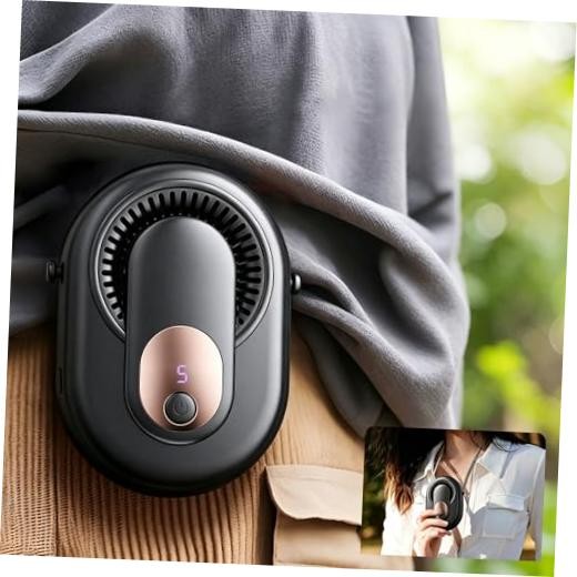 Rechargeable Portable Waist & Neck Fan with 5-Speed 14500RPM Turbo Airflow |