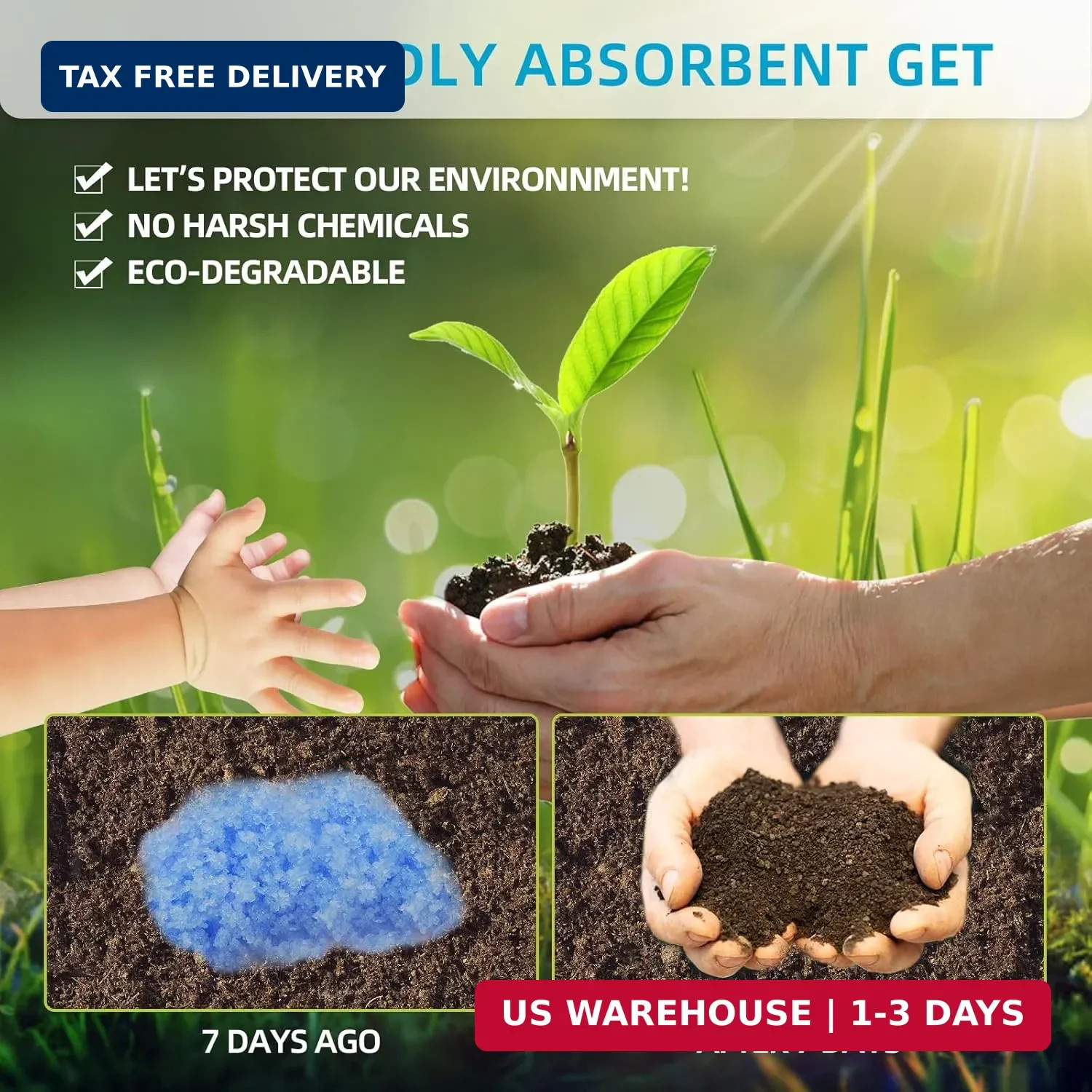 Portable Toilet Absorbent Gel Powder, 25 Pack Poo Gel for Camping Toilet Solid W