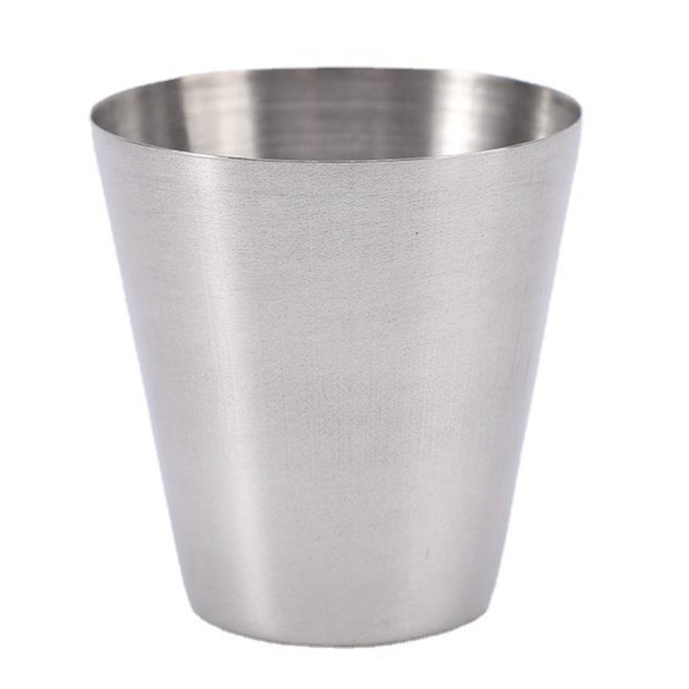 Stainless Steel Cup Set for Camping 30ml Pack of 4 with Leather Storage Case