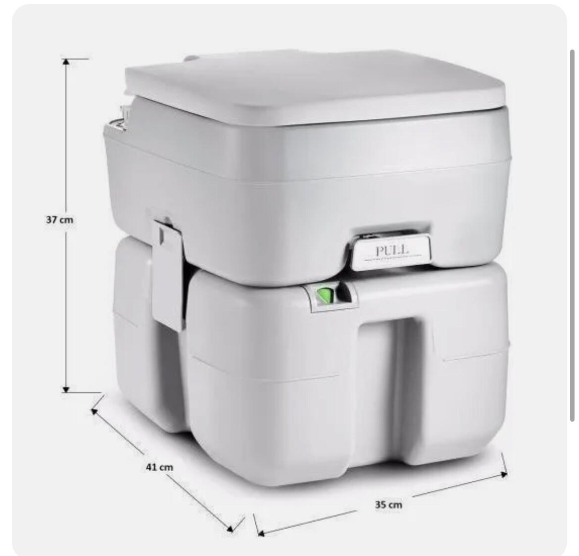 Serene-Life SLCATL320 Portable Toilet – Outdoor & Travel Toilet, 5.3 Gal.
