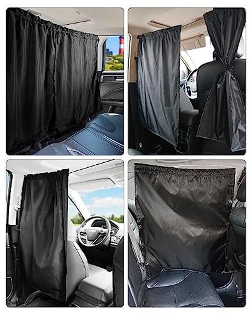 Blackout Car Divider Curtains – Baby Sunshade For Sedan SUV Windows,