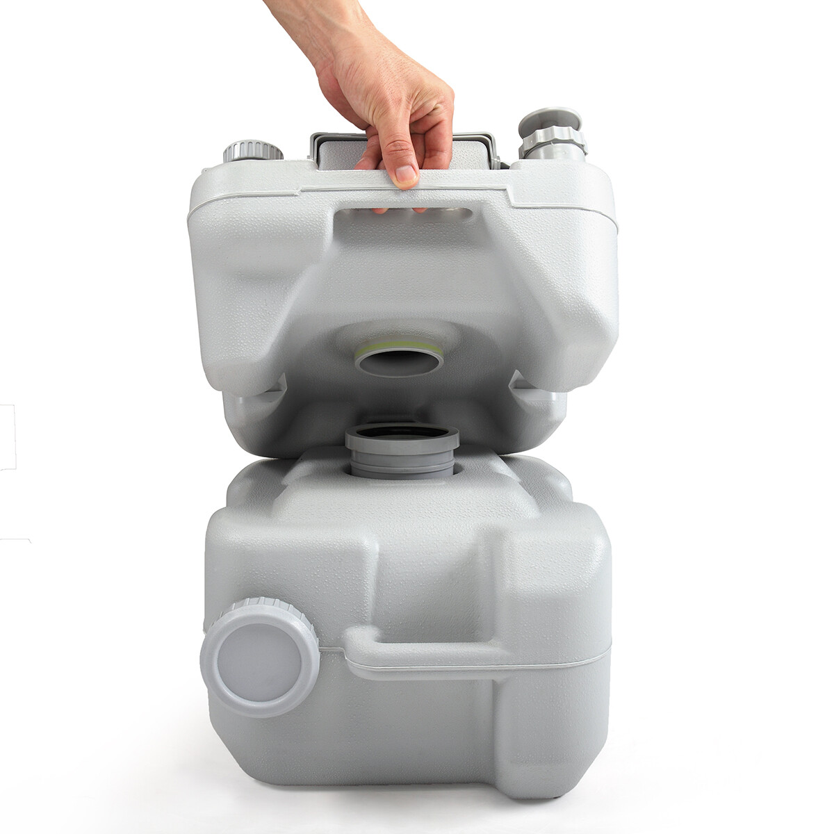 5 Gallon Portable Toilet Flush Potty Travel Outdoor for Camping & Boat