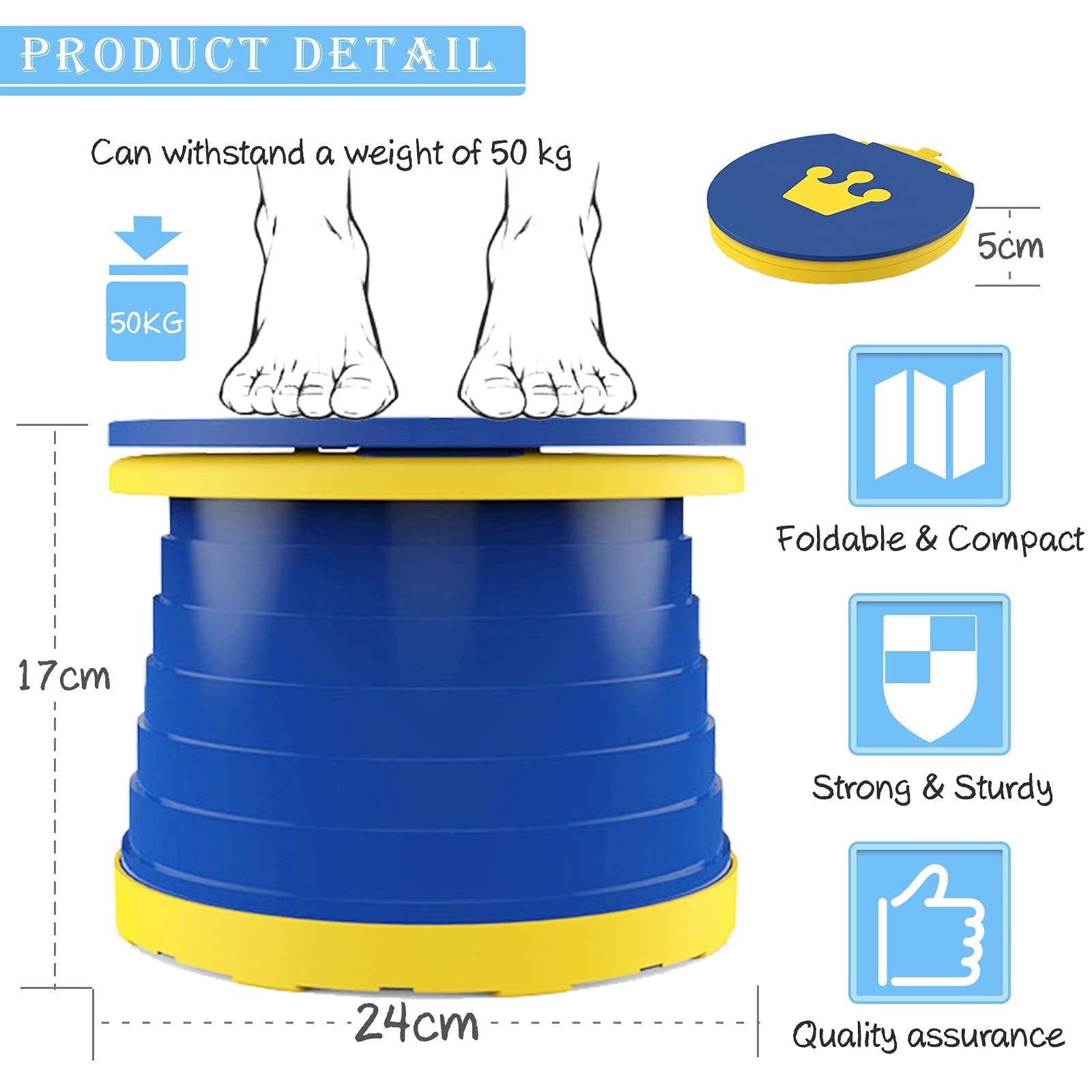 Portable Potty Seat, Toddler Folding Training Toilet Chair Kids Travel Foldab…