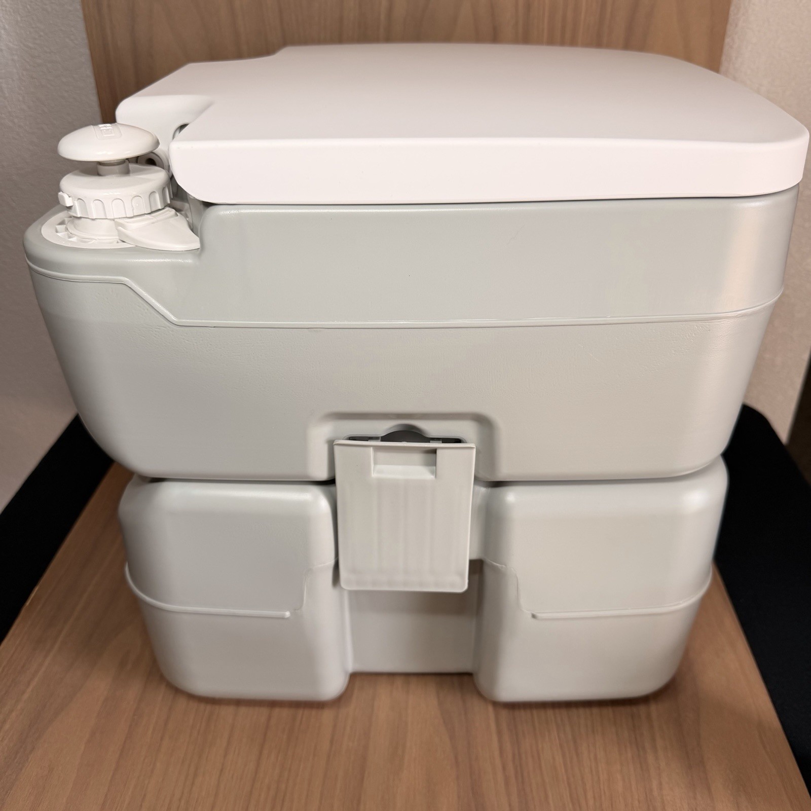 SereneLife SLCATL320 Portable Camping Toilet – Open Box, New