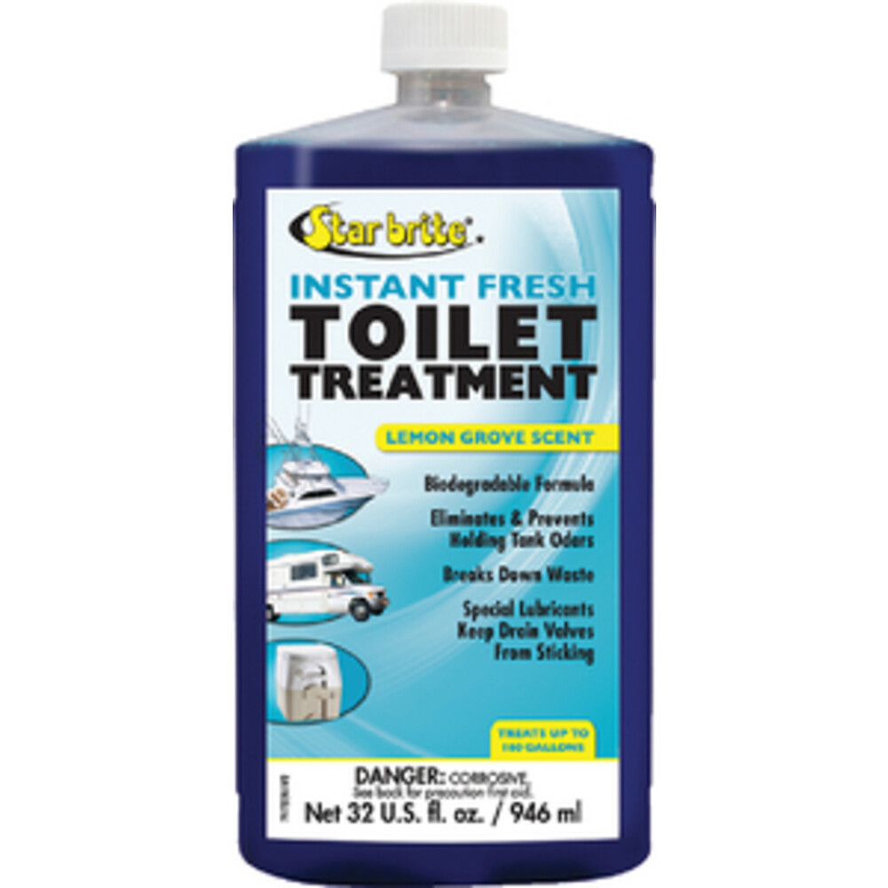 Star Brite / Star-Tron 71732 Instant Fresh Toilet Treatment 32 Oz Lemon