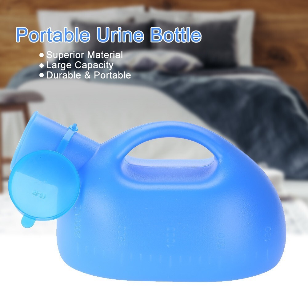 2000ml Portable Outdoor Urine Bottle with Lid Male Pee Urinal Storage Urine