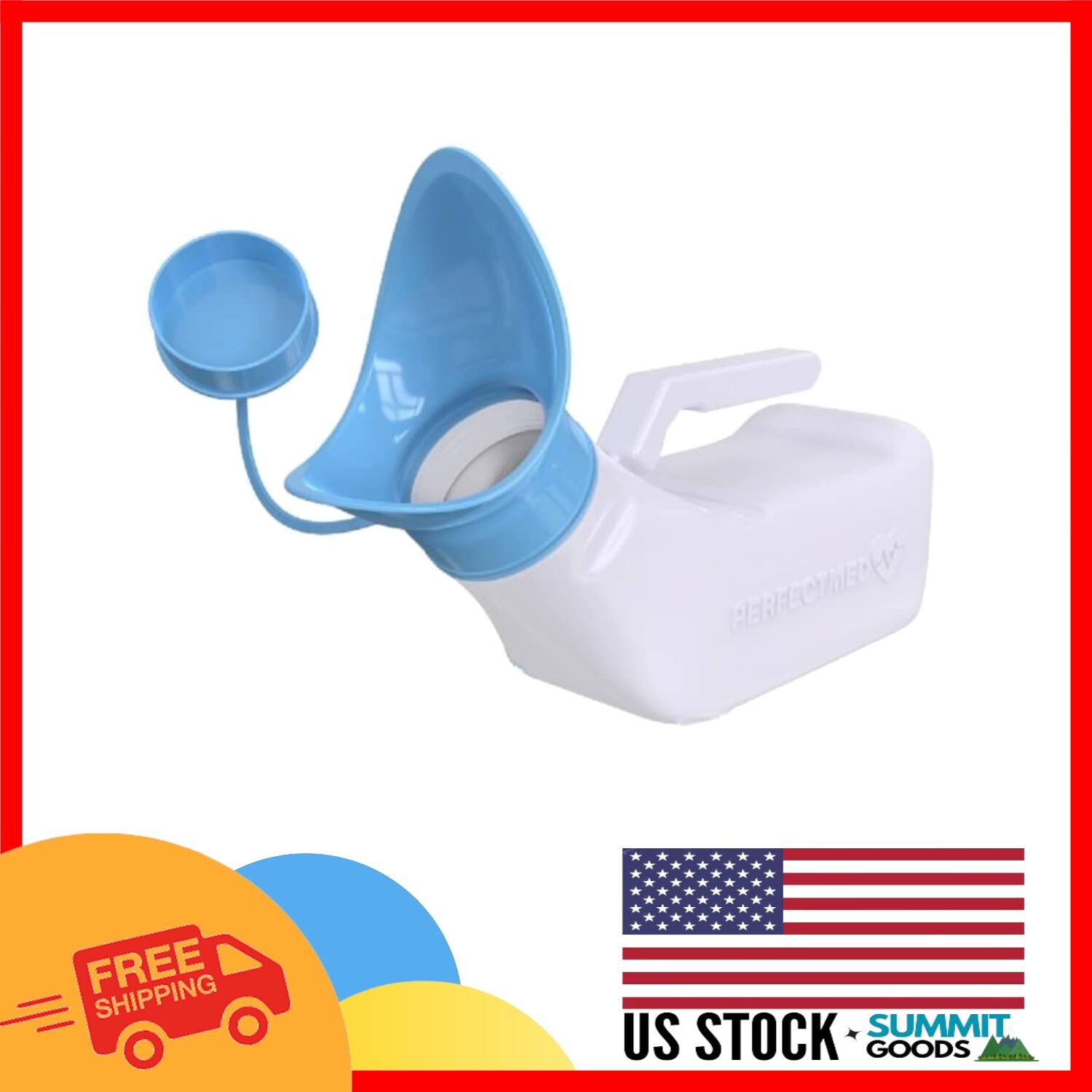 Portable 32 oz Female Urinal – Sturdy, Leakproof Solution for Women on the Go