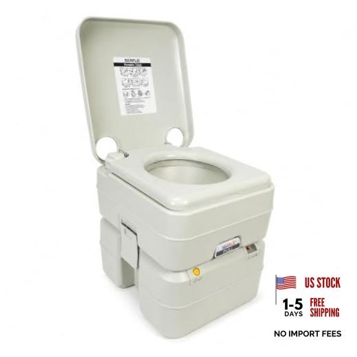 Premium Camping Portable Toilet – 5.8 Gallon 5.3 Gallon – Multifunctional