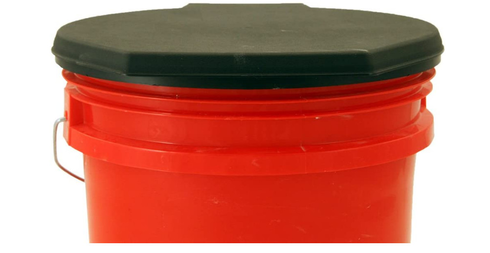 Portable Camping Survival Emergency Toilet Seat Lid 5 Gallon Buckets Lightweight