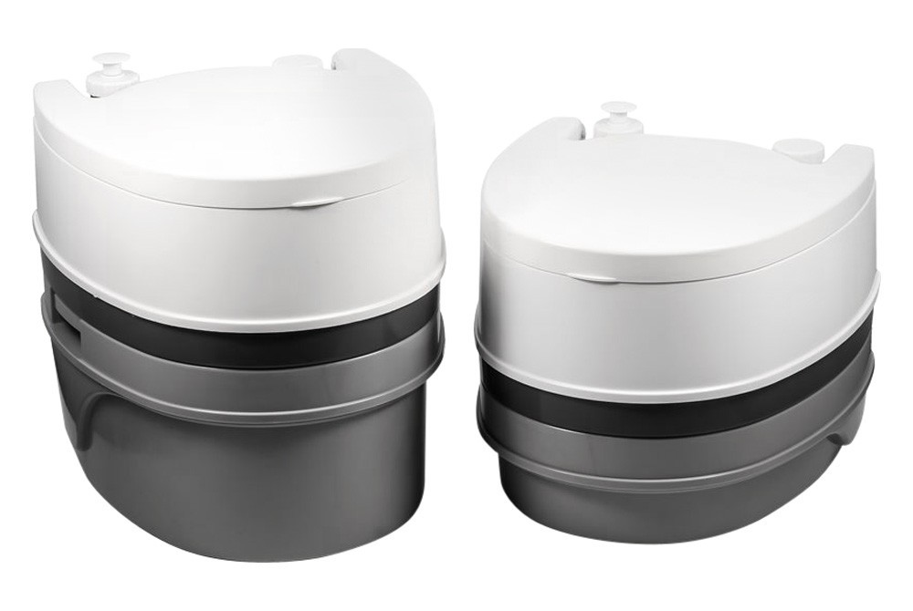 Camco 41545 White Plastic Travel Toilet 5.3 gal