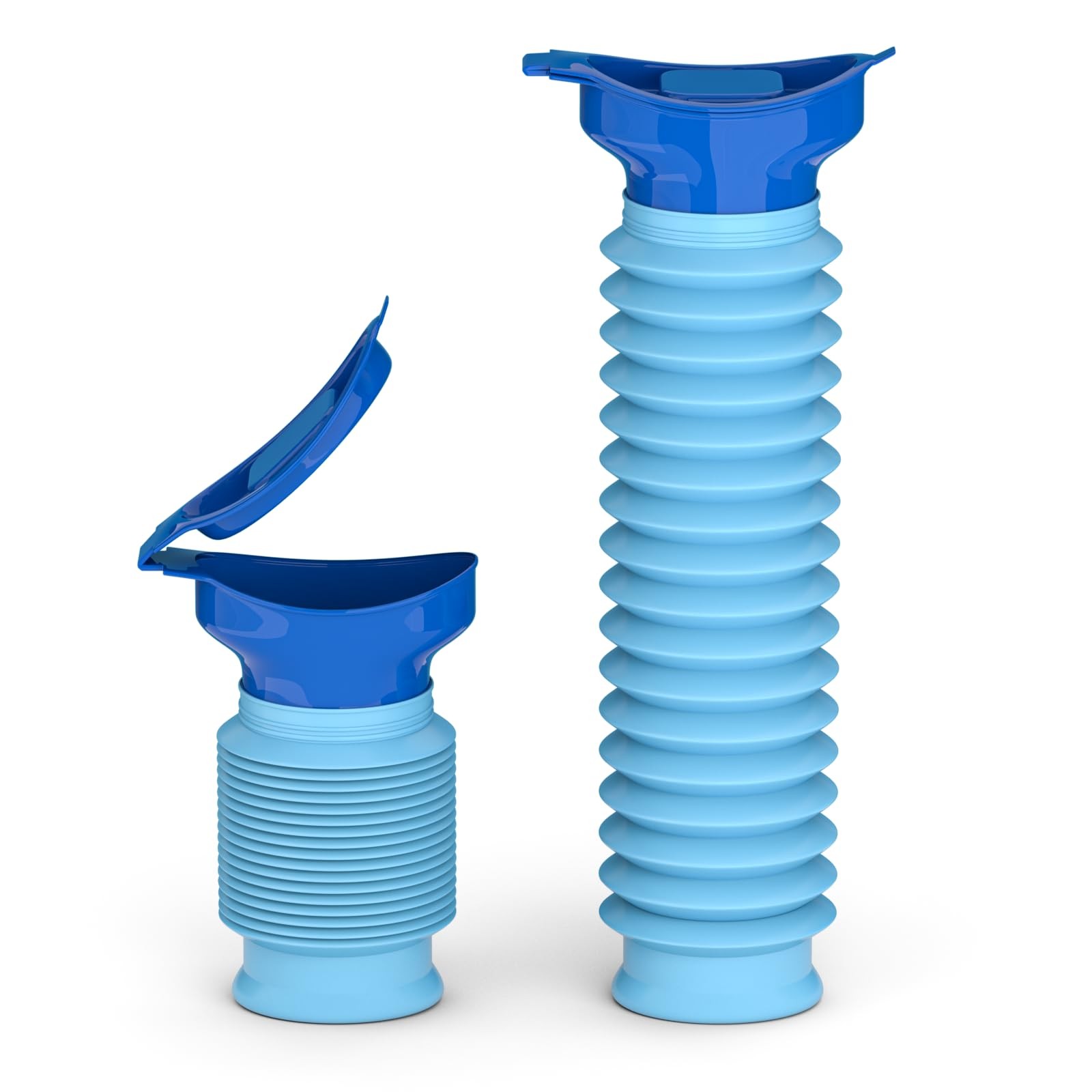 Pee Bottles for Men, Adjustable Emergency Urinal 750ml, Car One Size, Blue
