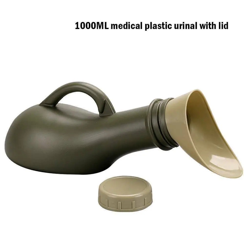 Portable Urinal Bottle with Cap for Men Travel Camping Car Pee Aid