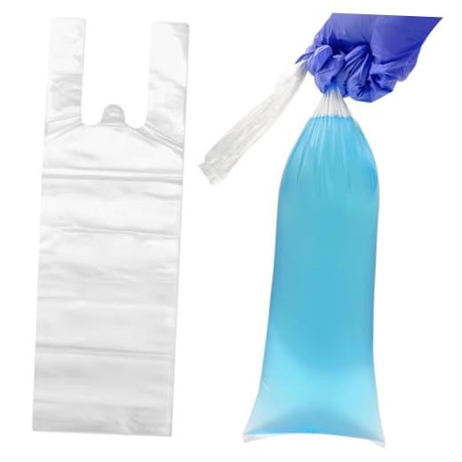 100 Pcs PE Disposable Bags, Multi-Purpose Cleaning Bags for Home, Travel &