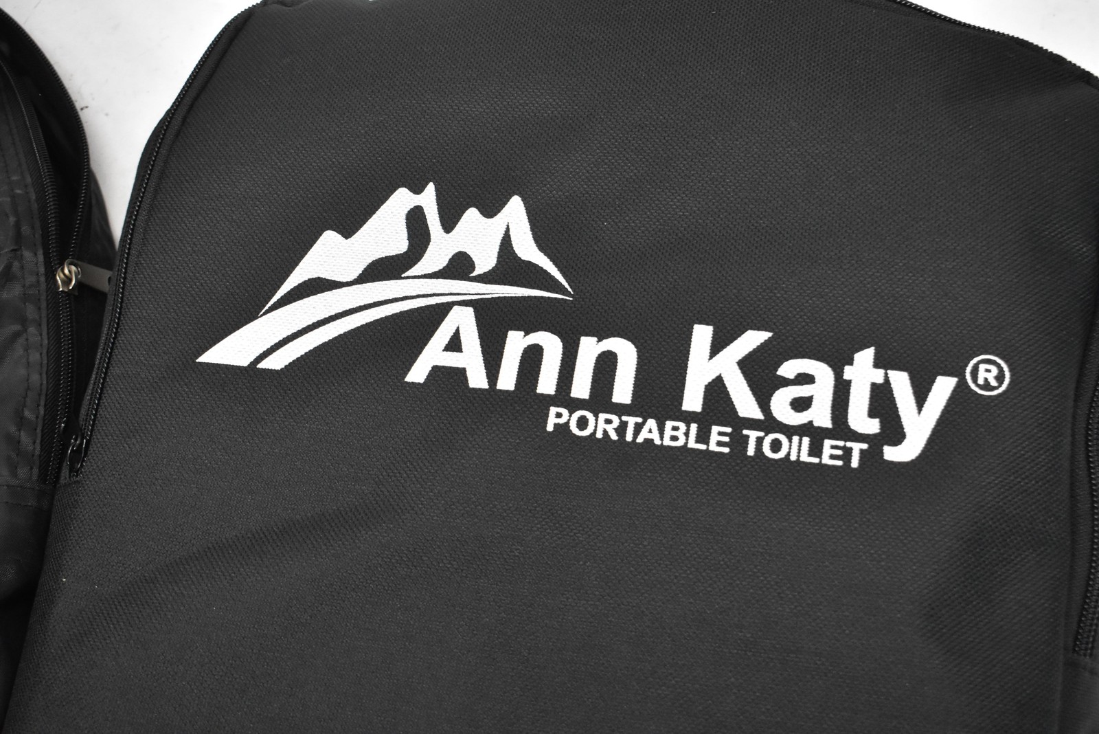 Ann Katy Portable Toilet Black Freestanding Tent Accessory with Black Carry Bag