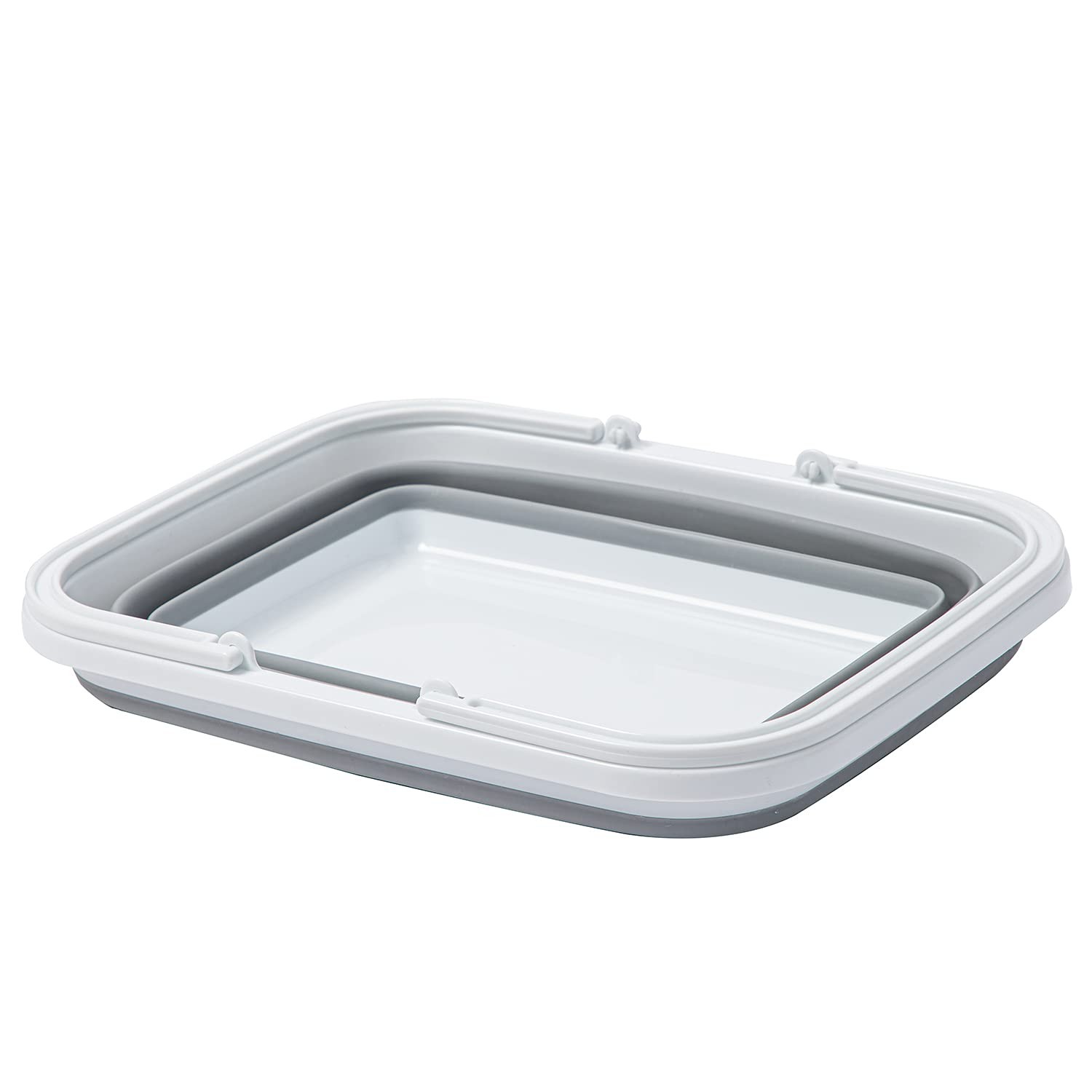 9L Collapsible Wash Basin With Handle Towel Foldable Sink Camping Dish Washing