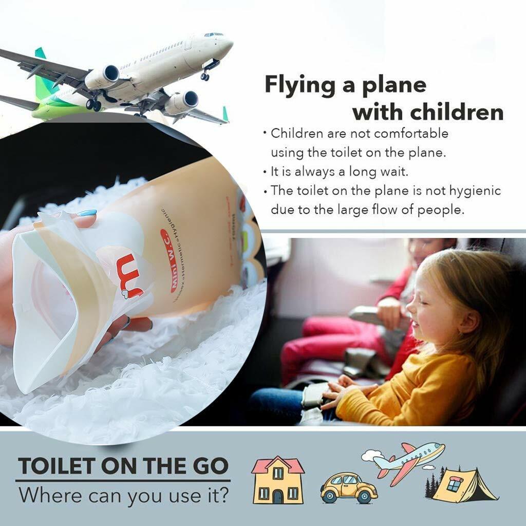 Disposable Urine Bag 4 pcs/Set Unisex Emergency Toilet Pee Vomit Bags Portable