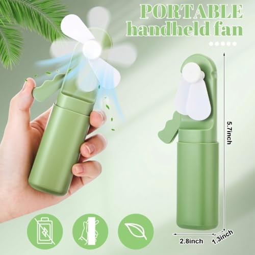 Pcs Mini Hand Press Fan Bulk Small Portable Summer Fan Plastic Handheld 12