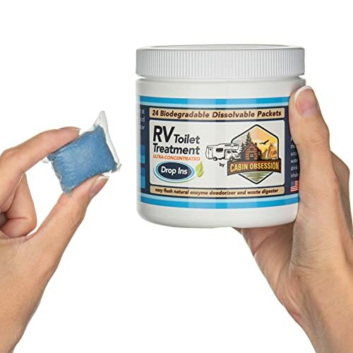 Rv Toilet Treatment Drop Ins 24 Easy Flush Selfdissolving Rv Black Tank Treatmen