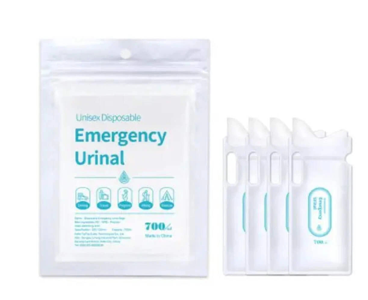 4PCS 700ml Car Urine Bag Emergency Portable Vomit Bags Mini Mobile Toilets Handy