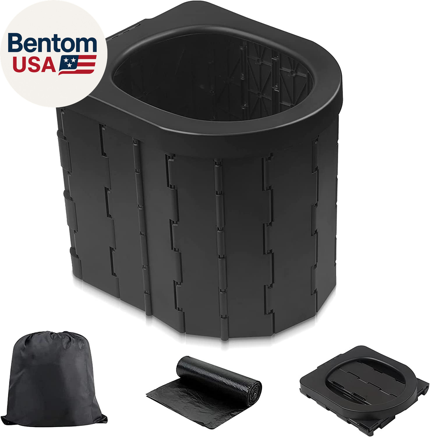 Portable Toilet for Camping, Potty Adults, Porta Travel Commode Bucket Car, Trav