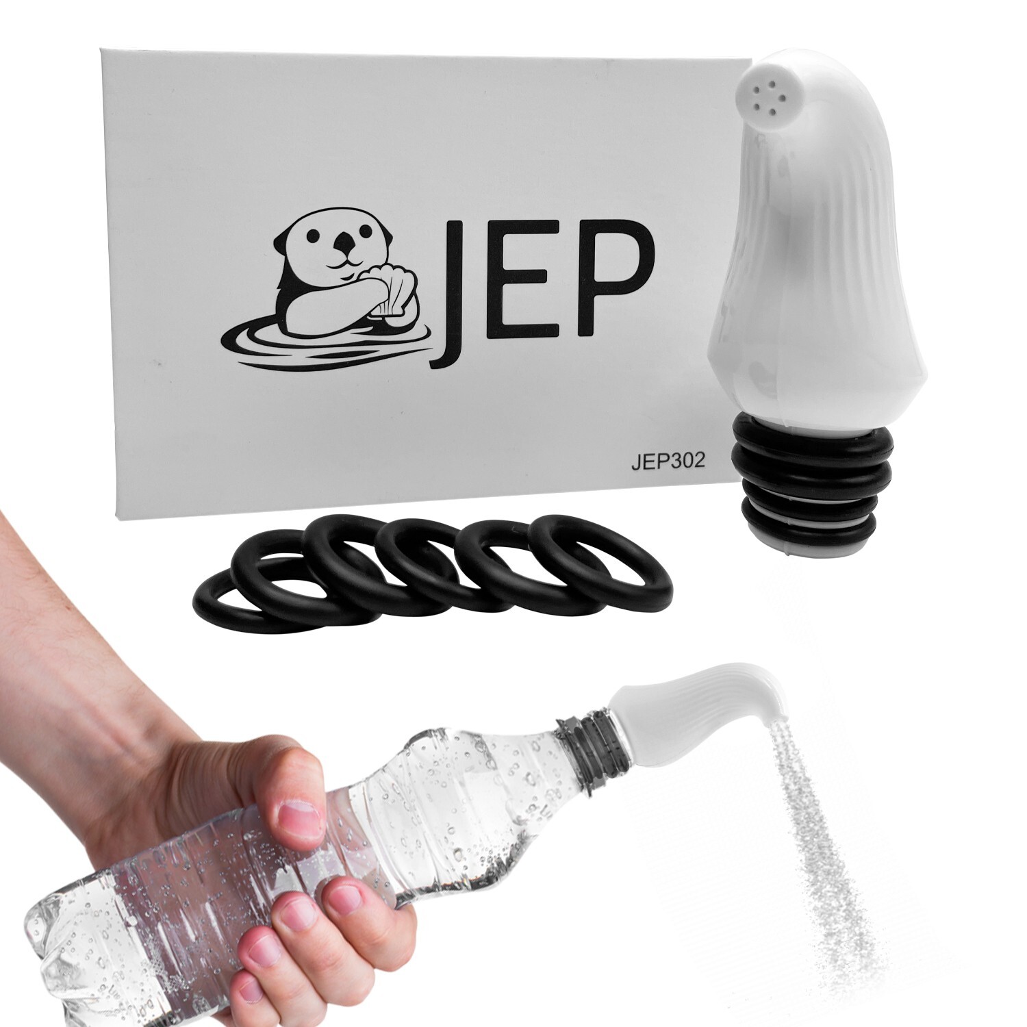 JEP 302 Camping / Backpacking Bidet – Perfect for travel bottle attachment