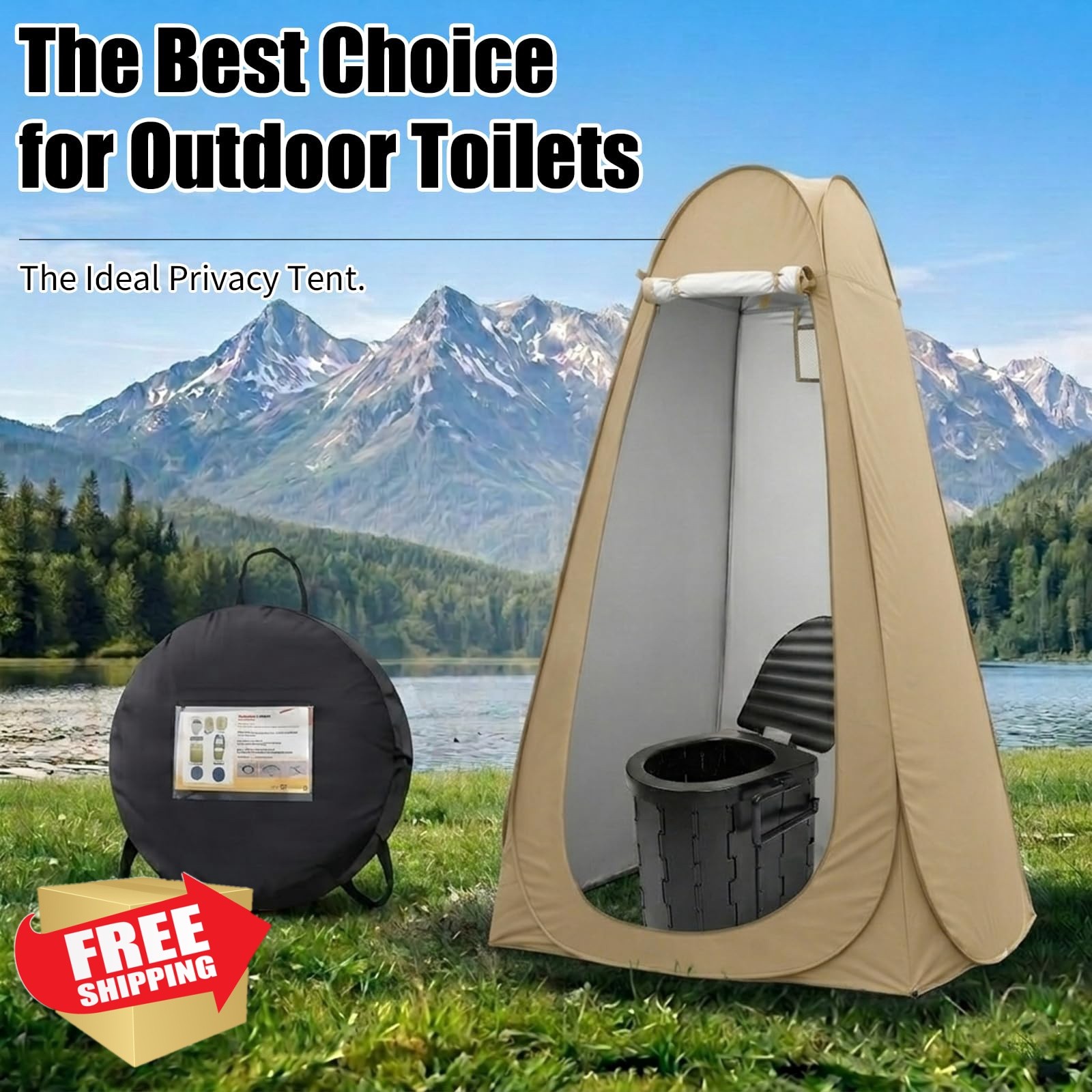 campmemory Coffee Toilet Tent
