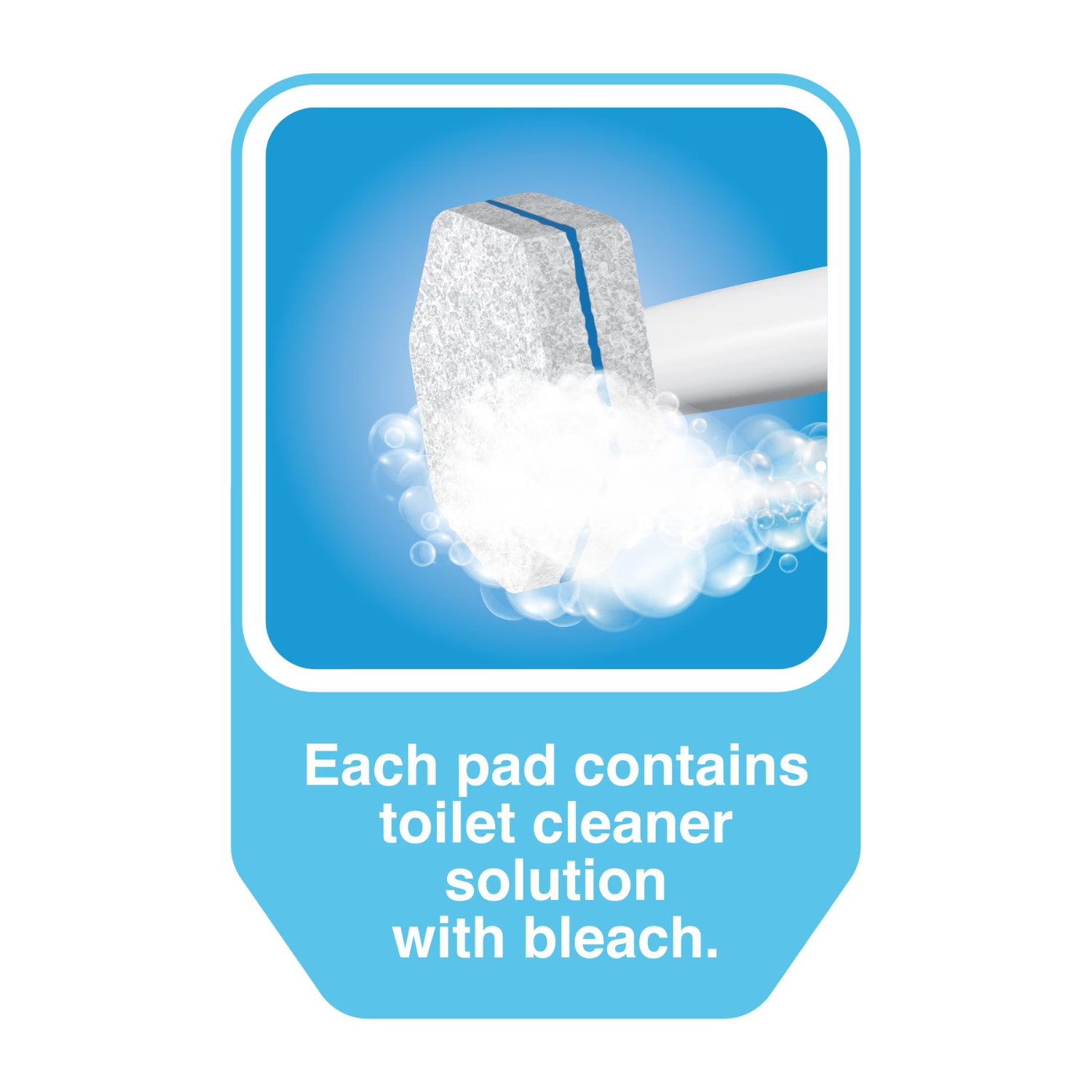 Great Value Toilet Cleaning 3-in-1 Starter Kit, 4 Pack