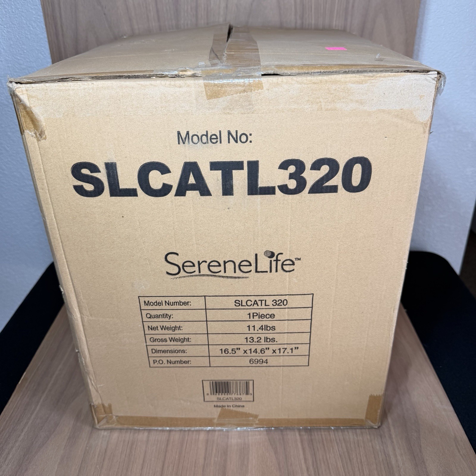 SereneLife SLCATL320 Portable Camping Toilet – Open Box, New