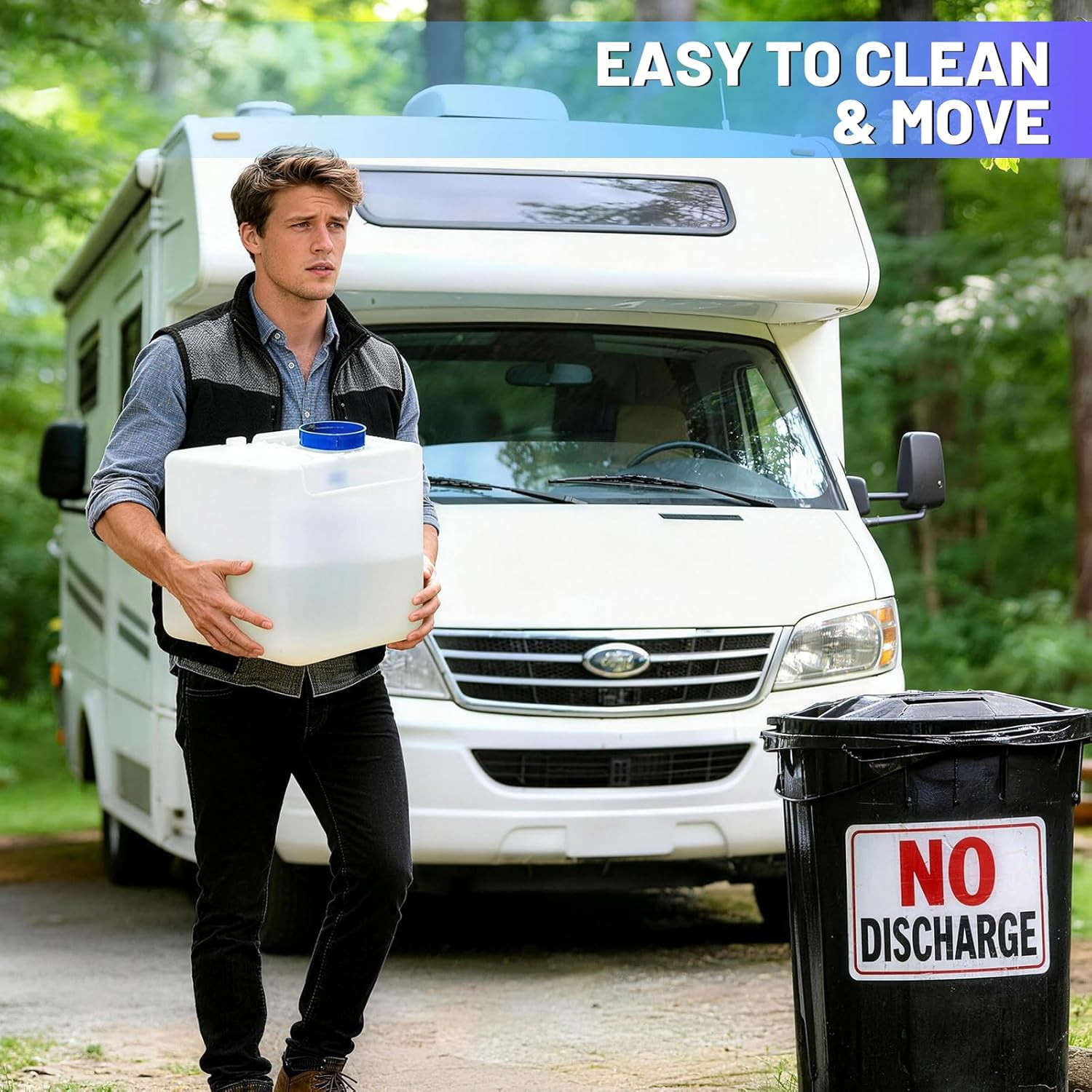 Portable Toilet Gel, Poo Powder for Portable Toilet, Camping Toilet Gel, Pee …