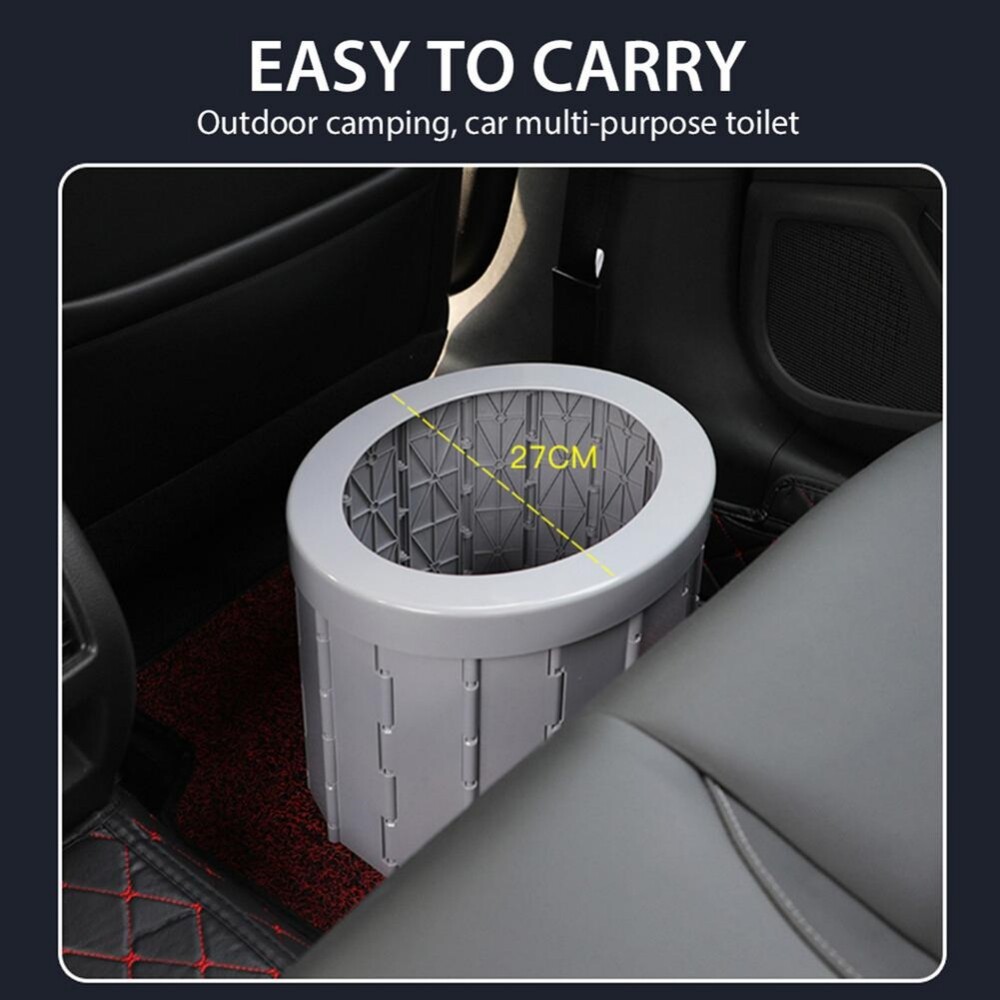 Folding Portable Outdoor Emergency Toilet for Camping Car Travel Porta Potty