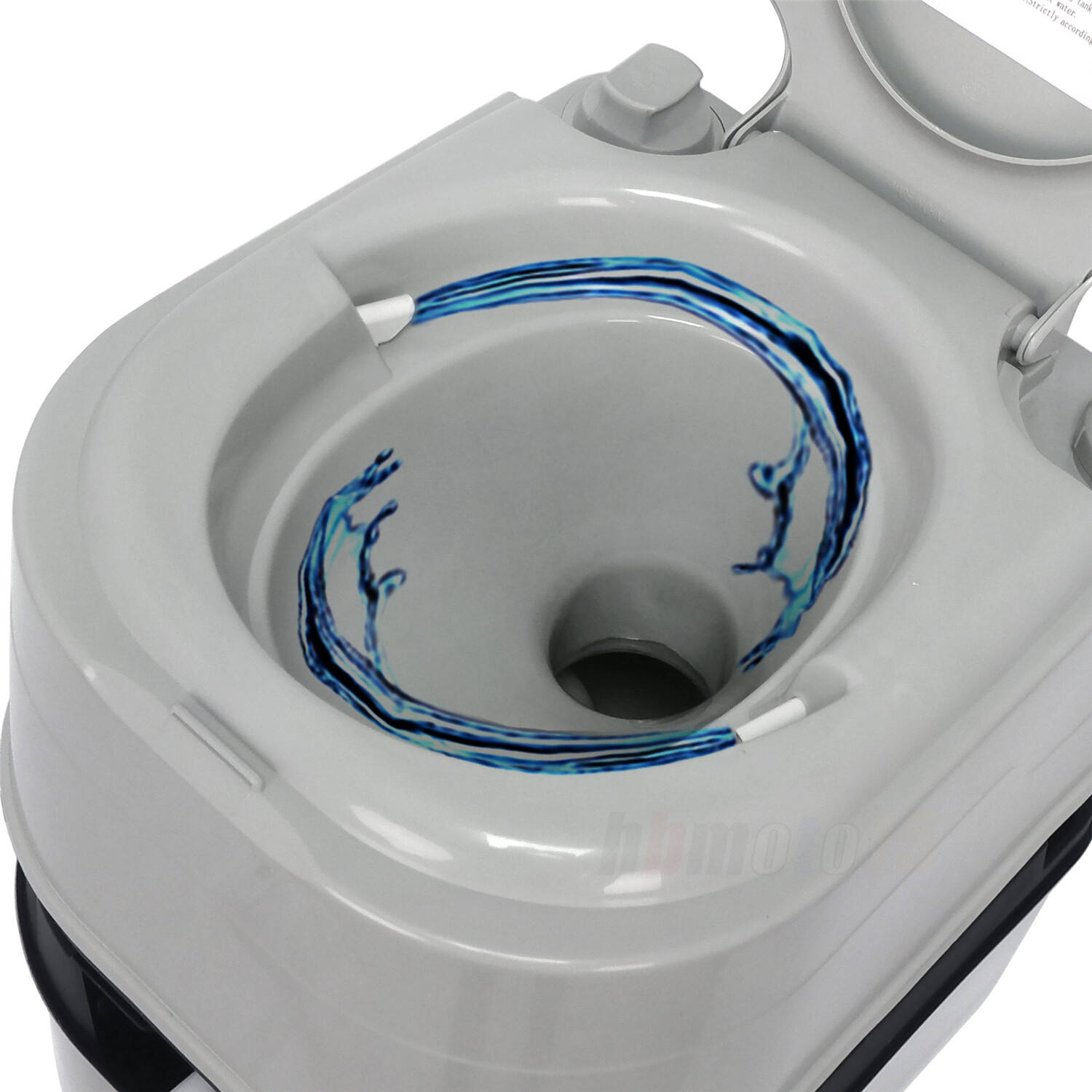 H:45 L:45 W:35 CM Temporary Toilet For Outdoor Touring Car Tent Small Room GRAY