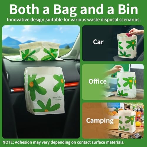 Disposable Car Garbage Bin Bags, Vomit Trash Bags made 20 Count (Pack of 1)